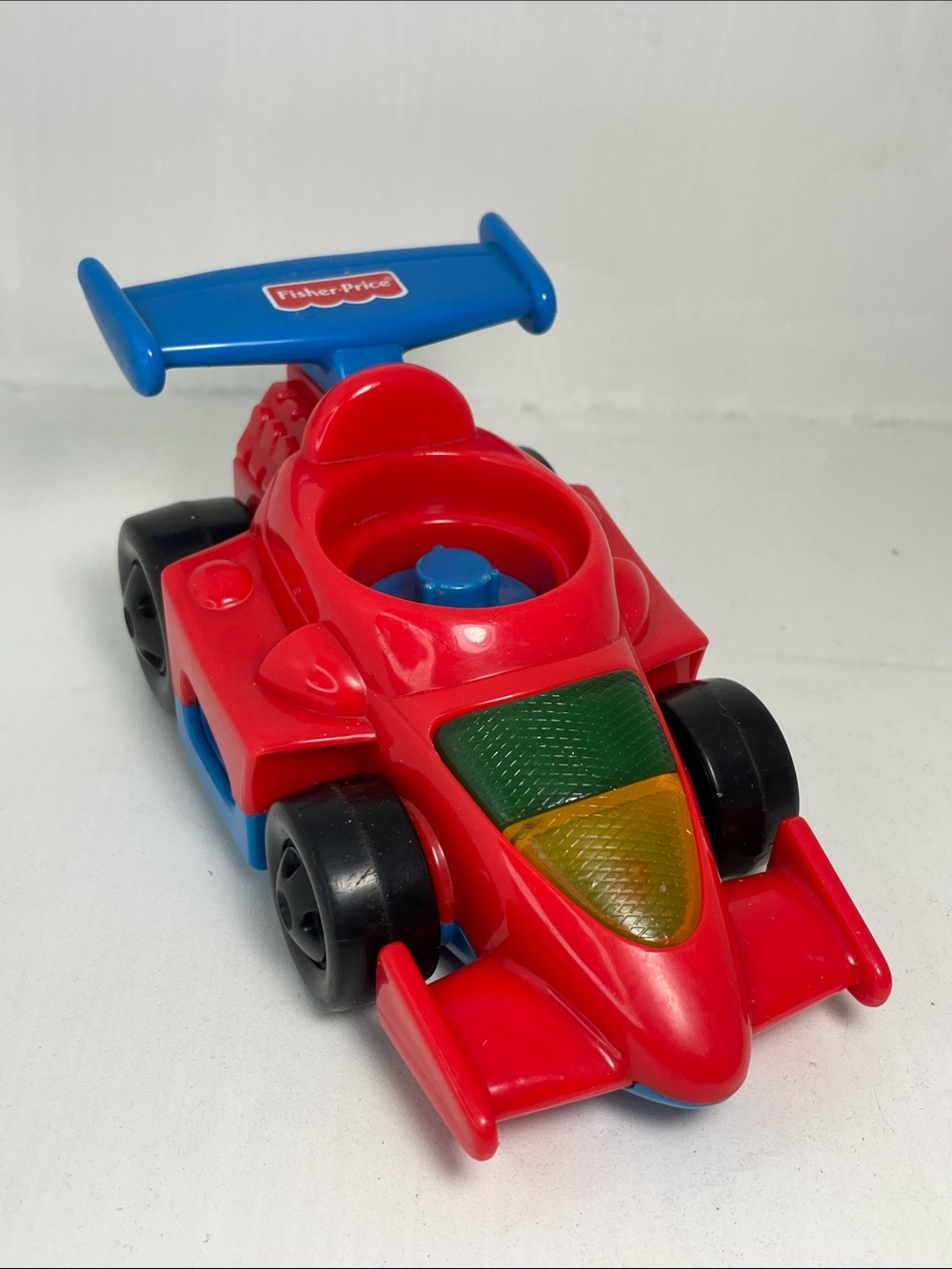 Fisher Price Little People Race Car Lights Sounds 1999 Works